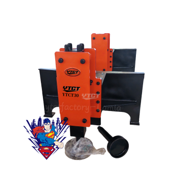 Skid Steer Hydraulic Pile Driver for Fences - SB40 68MM Chisel