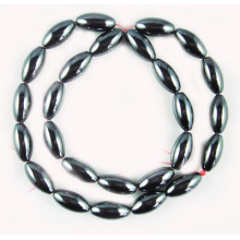 Hematite Rice Beads 10X20MM,Grade A&40CM