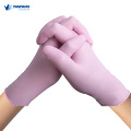 Gants en nitrile rose gratuit en latex