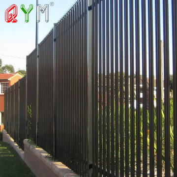 Prix ​​de clôture de palissade en acier galvanisé industriel