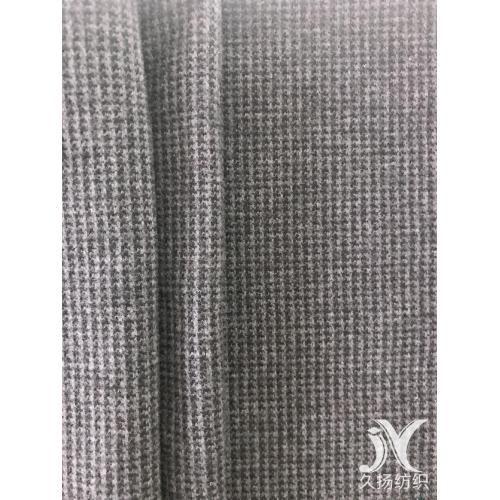 Black Grey Houndstooth Jacquard Knit