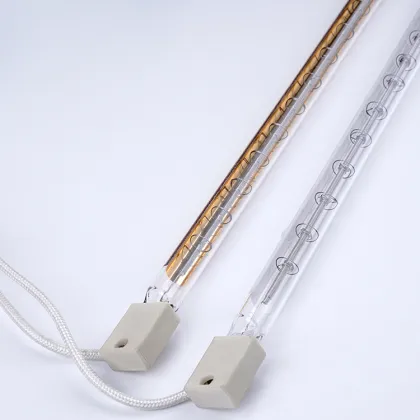 Wholesale Twin Tube Infrared Quartz Heating Halogen Lamp for Heraeus Printer