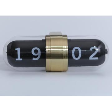 Black Capsule Flip Desk Clock