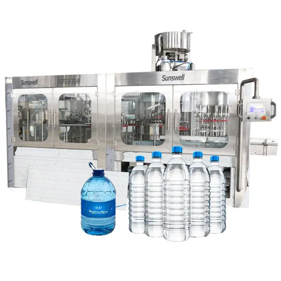 Pure water filling capping line water bottling machine