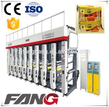Automatic 2-12 color Rotogravure Printing machine
