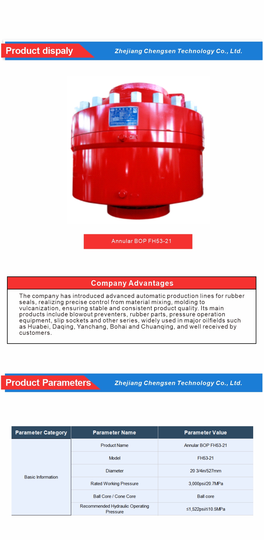 Oilfield Drilling Safety BOP