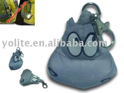 Ghost soft toy with funny face with hasp