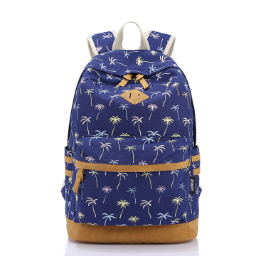 New Design Fashionable Casual Travel Sports Canvas Backpack For Girls