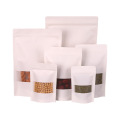 Stand Up Kraft Paper Reclosable Ziplock Ambalaj