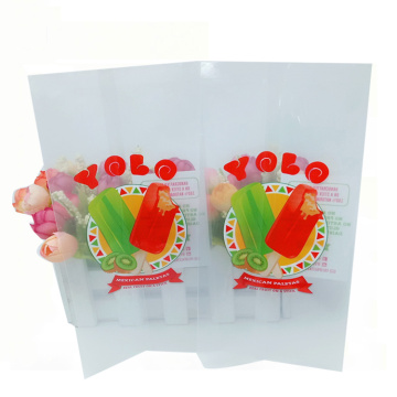Custom printed plastic laminated ice cream/popsicle bag