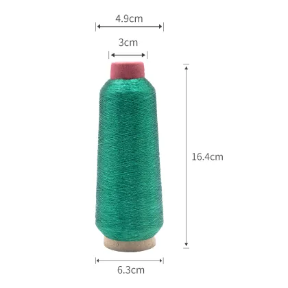 150D/2 Golden Metallic Thread for Machine Embroidery - Big Cone