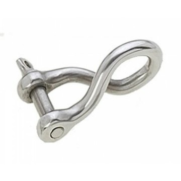 316 Stainless Steel Twisted Shackle Tahan korosi