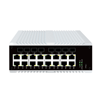 ODM OEM Hot Sale 24 Port DIN-Rail Mount Managed PoE Ethernet Switch