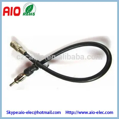 Car antenna jack connector for digital car tv antenna and car radio antenna