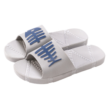 Men Pvc Slippers Flat พิมพ์