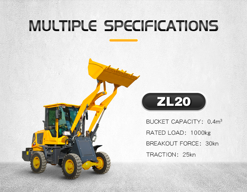 Construction machine wheel compact loader 1 ton 1.5 ton 2 ton boom loaders 3 ton front end loader for sale