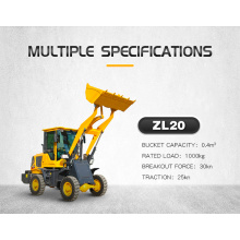 Construction machine wheel compact loader 1 ton 1.5 ton 2 ton boom loaders 3 ton front end loader for sale