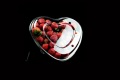 Bandeja de empacotamento da fruta fresca da bolha do coração