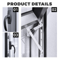 High-End Aluminum Alloy Casement Window Customizable