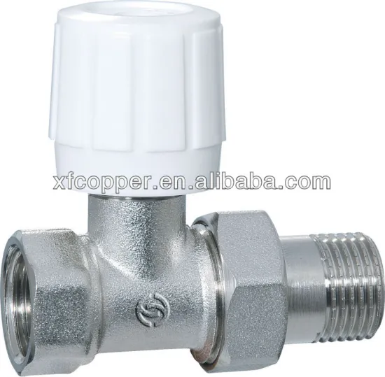Brass radiator valve