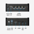 N4000/J4125 Quad-Ethernet Firewall e VPN Mini PC