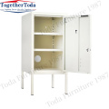 Single door metal locker with lock Bedroom nightstand