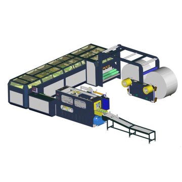 Two Rolls A4 Copy Paper Sheet Cutting And Wrapping Machine