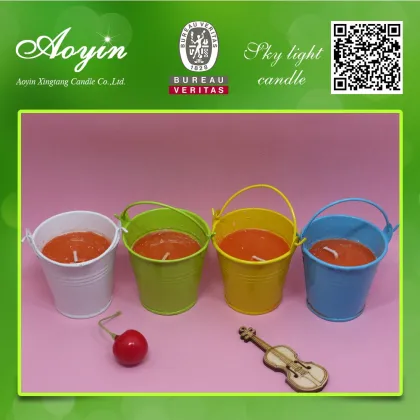 Mosquito repellent candle with citronella fragrance