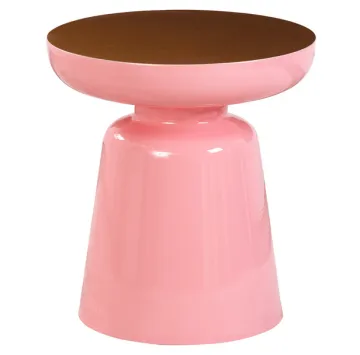 Luxury brushed Brass metal small Martini Side Table