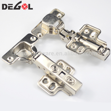 Hot sale iron slide on regular full overlay furniture cabinet corner door hinge