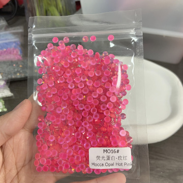 Jelly Series SS3-SS30 Citrine Color Non Hotfix Flatback Glass Rhinestones Bulk Pack for Nail Art Decoration