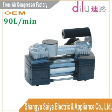 Car air compressor, heavy duty air compressor, air pump, air inflator, 2*cylinders air compressor