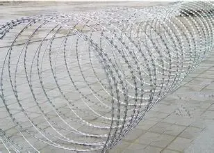 직선 협주곡 면도기 와이어