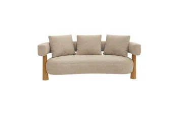 Classic Roll-Arm Three-Seater Sofa