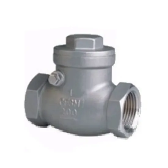 Stainless Steel female Swing Threaded Check Valve