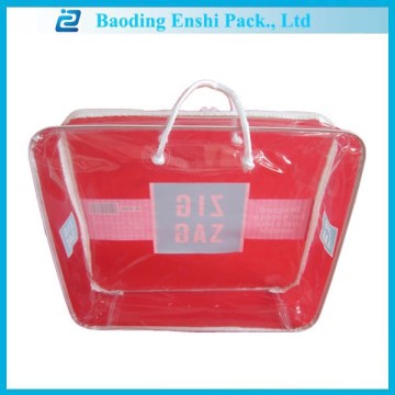 Custom made bags in china hot new products for 2015 cheap Korea style pvc bag with zipper
