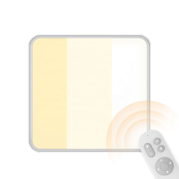 Quick Install CRI95 RG0 Ultrathin Dimmable LED Ceiling Light - Round/Square Remote Control for Home Bedroom