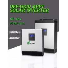 5kva 4000W Hybrid Solar Inverter 50A PWM Solar Charge Controller DC 48V Pure Sine Wave home inverter with battery