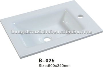small simple slim nice newly hot sell glass artificial phoenix stone Bathroom Basin sink for bathroom cabinet furniture vanity