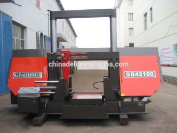 New Dragon Double Column Steel Cutting Bandsaw machine GD42100 Service Overseas
