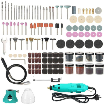 388Pcs Handheld Electric Jewelry Craft Making Engraving Drilling Machine Kit