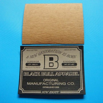 Germany Orange Wash Paper Leather Patch (LP25)