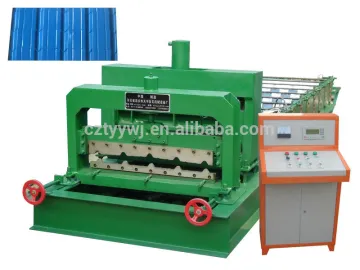 Hot selling automatic trapezoidal tile roof panel forming machine