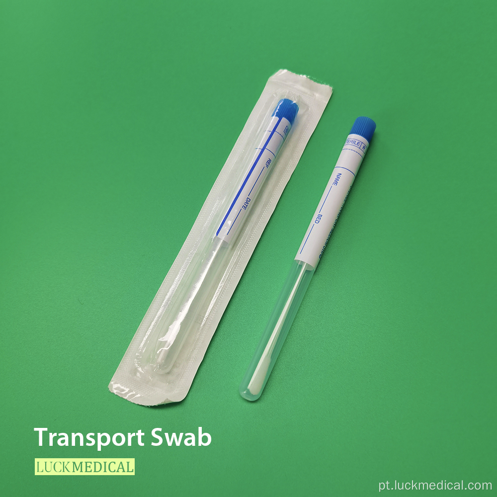 Amostragem de swabs de transporte de transporte de gabinete oral de ponta
