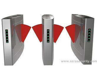 Security Access Control Flap Barrier Gate Full Automatic Fo
