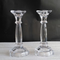 Clear Tall Decorative Candle Stick Holder