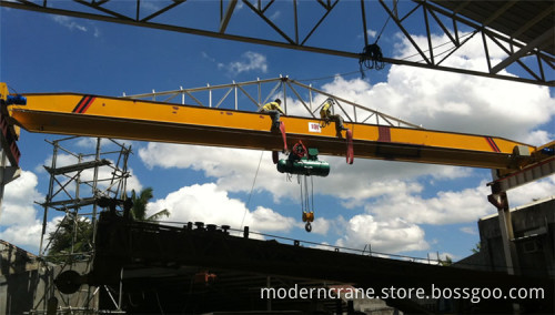 Single Girder Overhead Crane Design for Warehouses