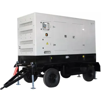 50kVA Mobile Trailer Silent Diesel Generator Set - High Efficiency 65kVA Diesel Generator