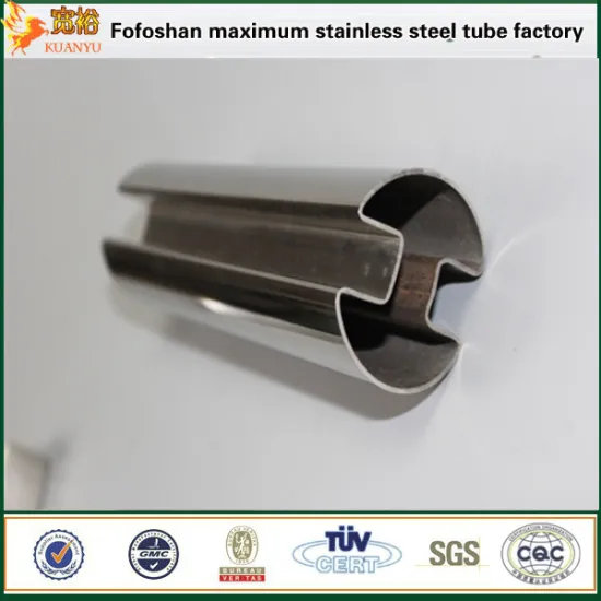 SUS304 round slotted pipes stainless steel erw square tubes