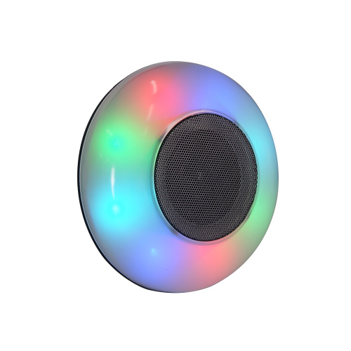 Round acrylic style speaker for light